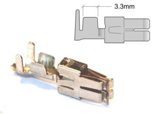 Crimp terminals, 1.0-2.5mm2, 25 pcs