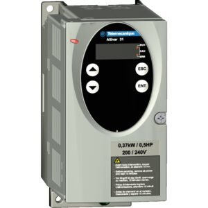 variable speed drive ATV31 - 0.37kW - 240V 1-phase supply - EMC filter - IP20