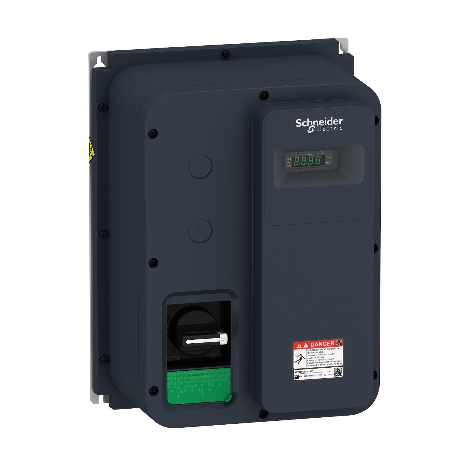Variable speed drive, Altivar Machine ATV320, 0.37 kW, 200...240 V, 1 phase, enclosed