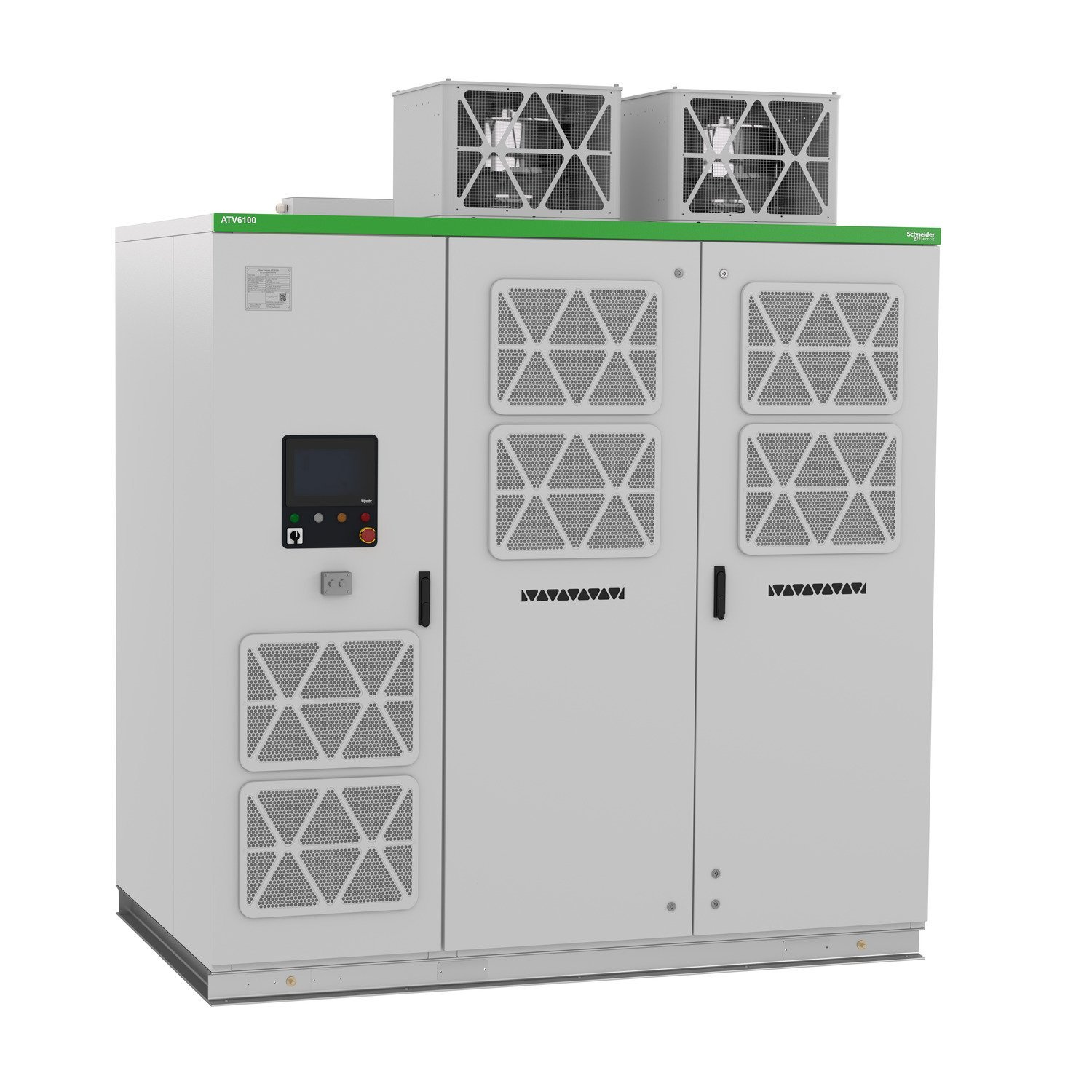 Medium Voltage Variable Speed Drive, Altivar Process ATV6100, 6.6kV, 2510kVA