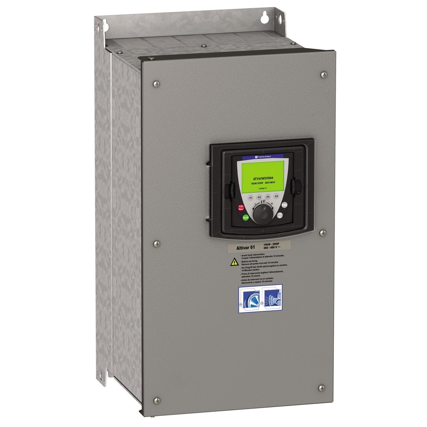 variable speed drive ATV61 - 15kW 20HP - 380...480V - EMC filter - IP54